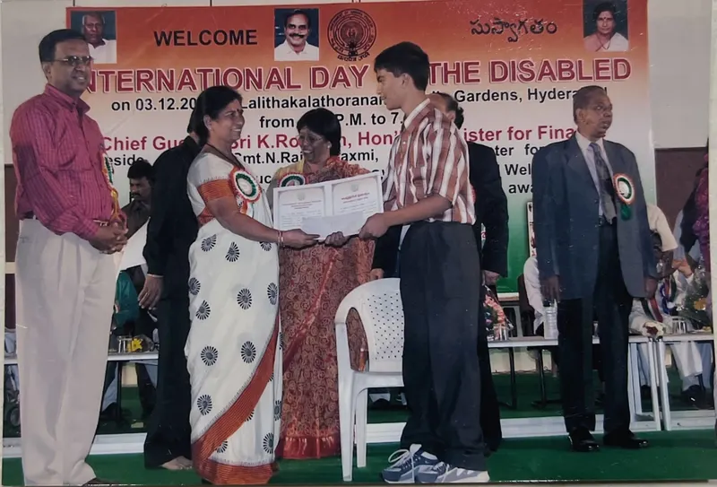 Praveen Kumar Gorakavi — Chief Minister’s award for technologies that restored dignity to the differently-abled