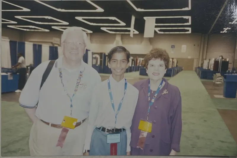 Praveen Kumar Gorakavi — Judging biochemistry at Intel ISEF 2004 — among the youngest judges in the fair’s history