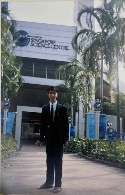 Praveen Kumar Gorakavi — At the Science Centre Singapore — representing India on the world stage