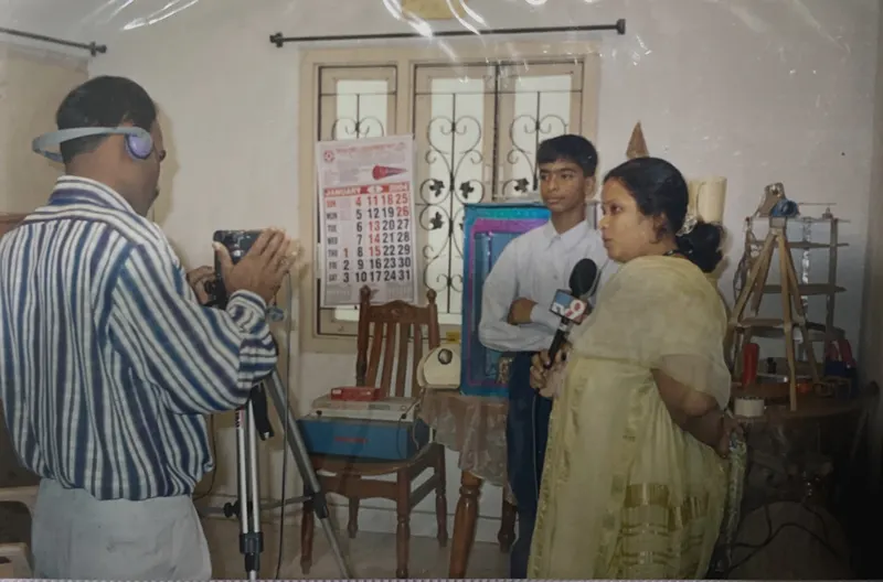 Praveen Kumar Gorakavi — Praveen’s first ever laboratory — assembled at home, one component at a time