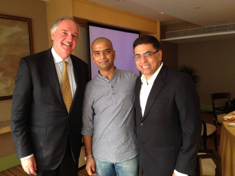 Praveen Gorakavi with global business and technology leaders